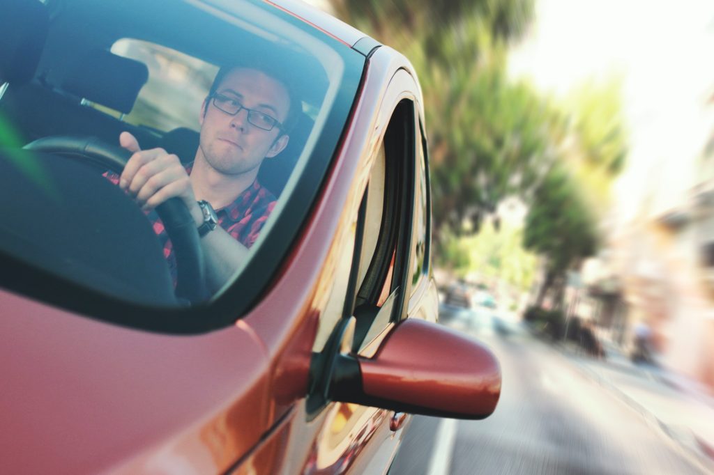 Man driving to return to office