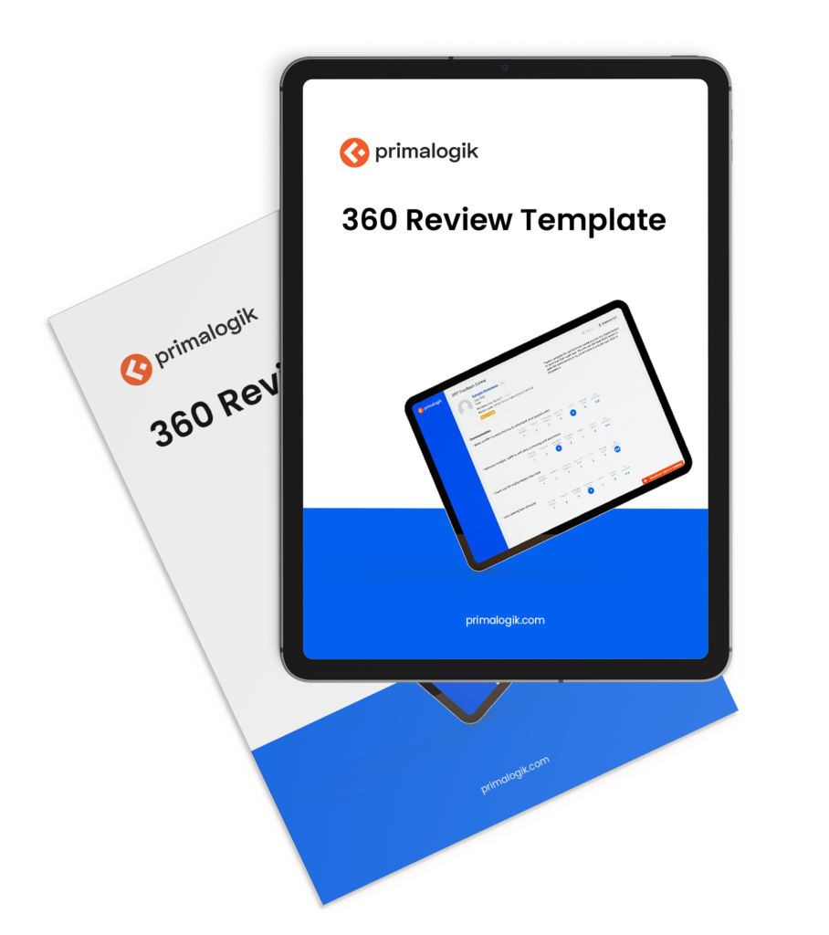A link to Primalogik's free 360 review template.