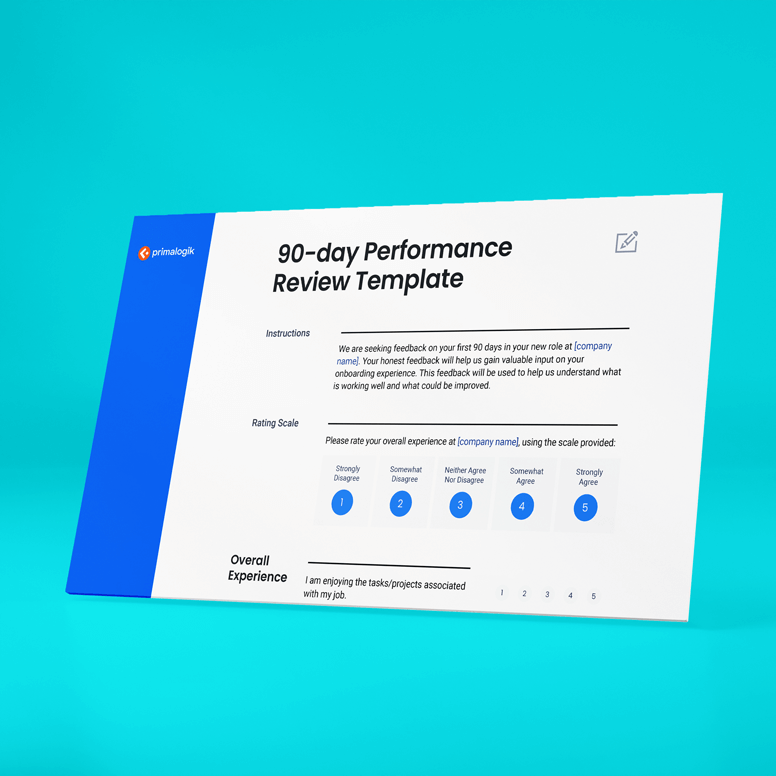 Primalogik's 90-day Performance Review Template